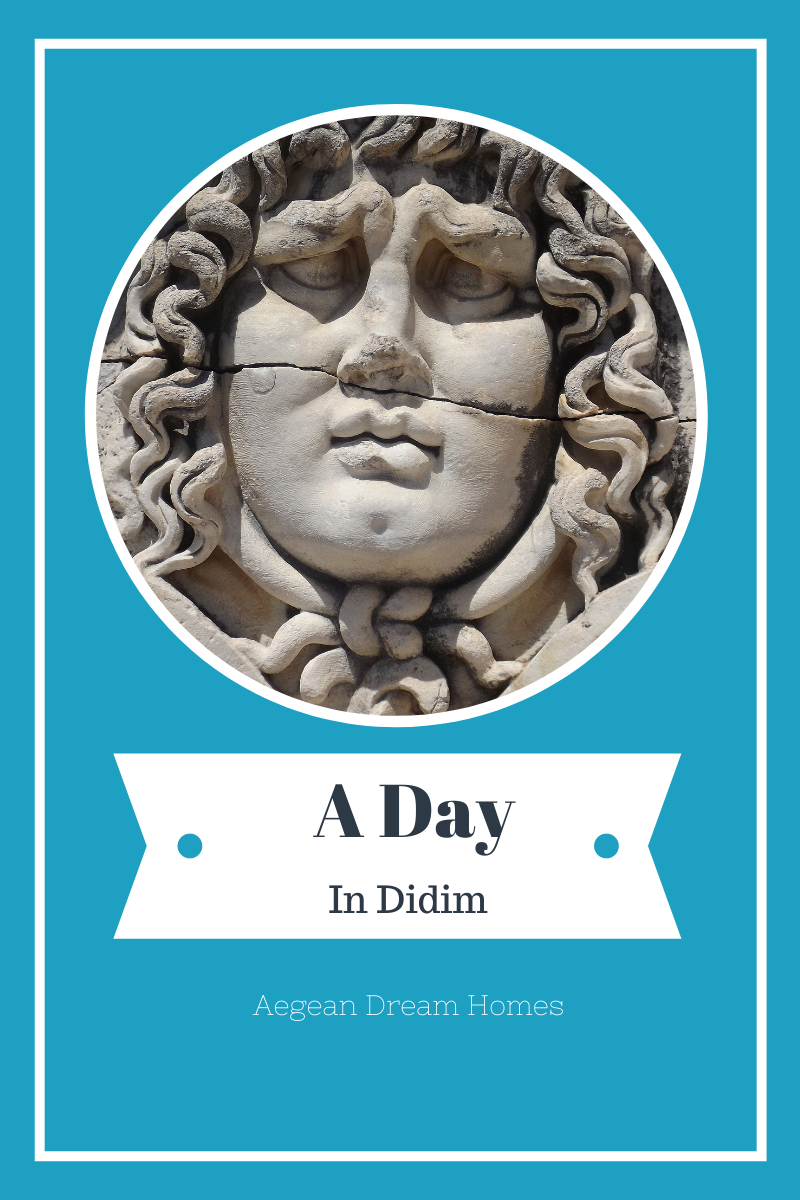 blog banner. Text overlay reads: A Day In Didim. Aegean Dream Homes